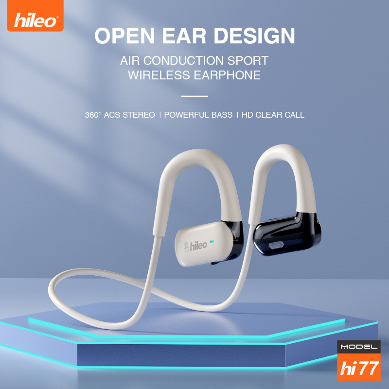 Wired Earphone Lightning - HiLeo Hi77 5.4 オープンイヤーハンガー空気伝導両耳ワイヤレス Bluetooth イヤホン