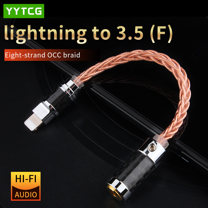 Wired Earphone Lightning - Yytcg-タイプcから2.5/3.5/4.4mmジャックアダプターオス-メスコネクターアダプターイヤホンジャックワイヤーニングアダプターアクセサリー