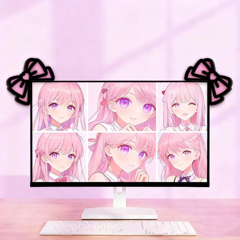 Tablet Lap Desk - 新しい 1/2 個木製ちょう結び PC アクセサリーかわいい 2D