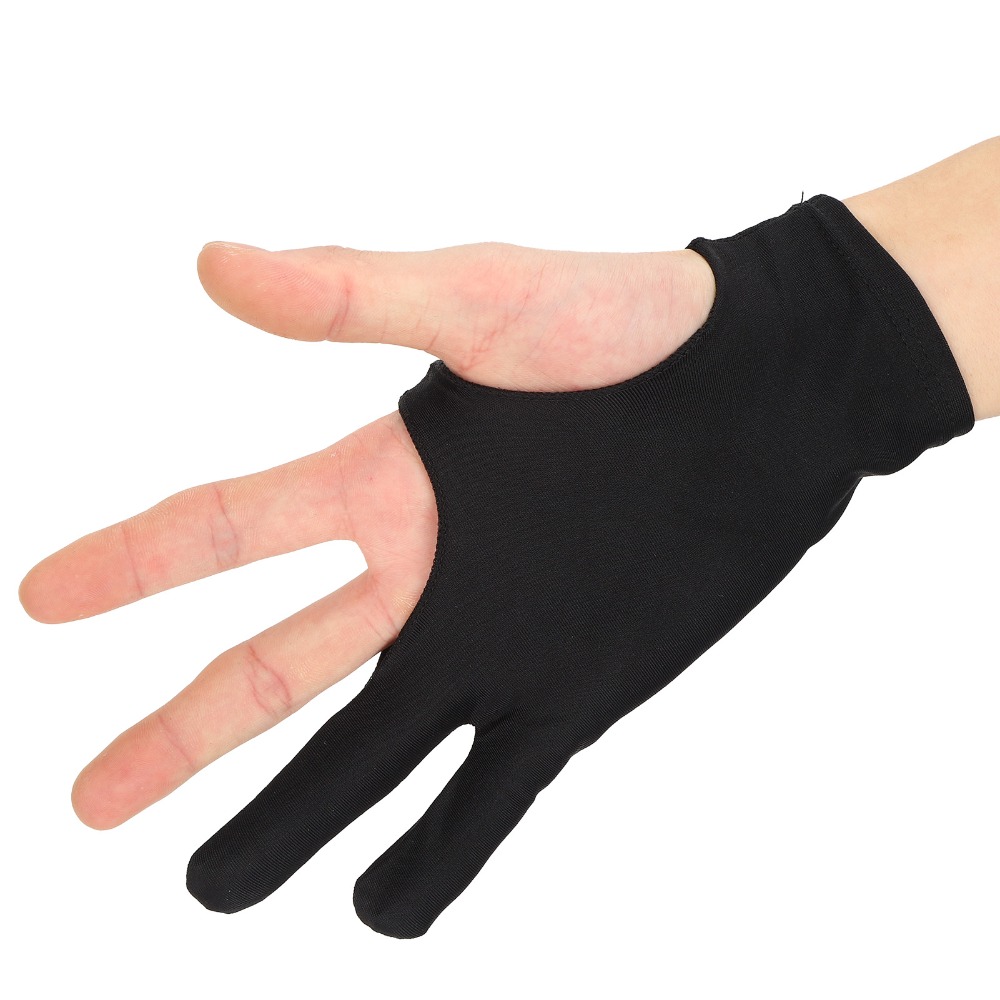 Drawing Glove Artist - 2個入り耐久性のある二本指デザインの描画用手袋、誤操作防止、通気性のある生地、アーティスト用手袋、スケッチ用手袋、画用紙用。
