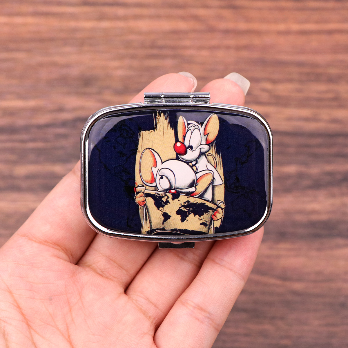 Tablet Cute Accessories - かわいいマウス漫画トラベルピルオーガナイザーポケットミニポータブルピル収納ケース小さなボックスタブレット用コンテナ薬用