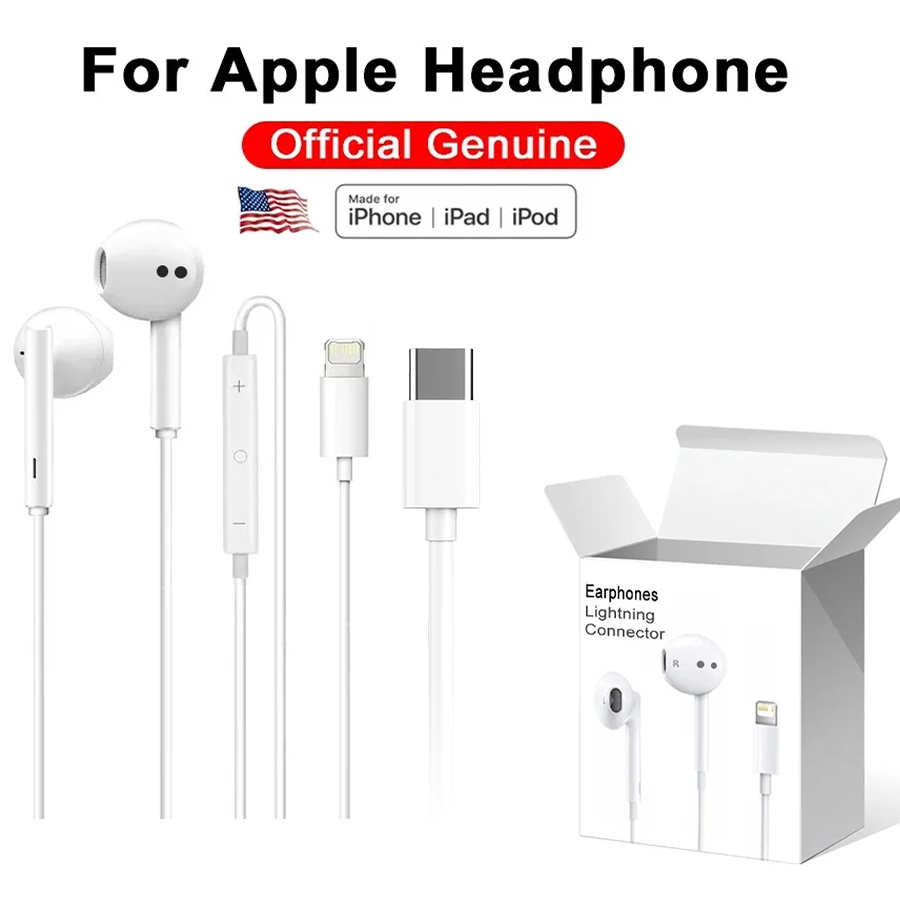 Wired Earphone Lightning - Apple iPhone 17 16 15 14