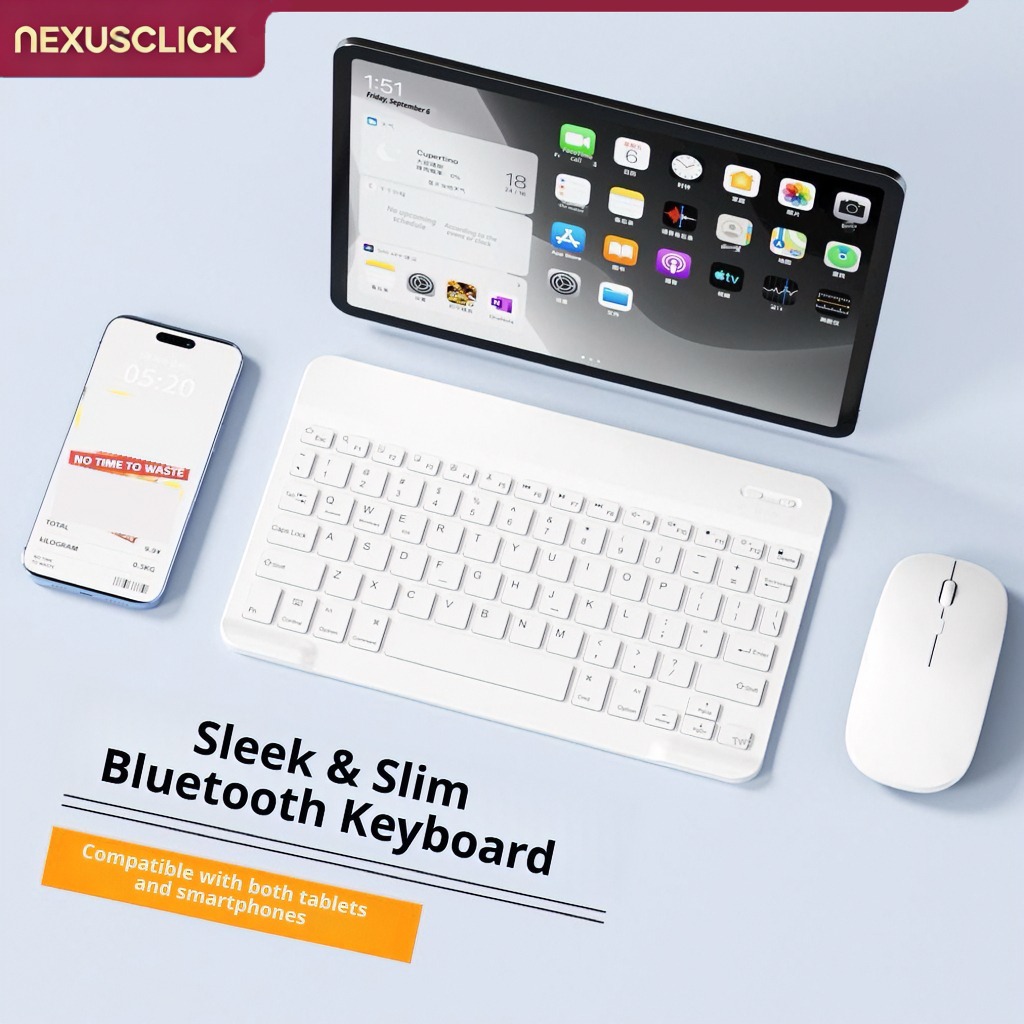 NexusClick Bluetooth キーボードとマウス - Android Tablet Gaming Accessories のレビューと価格