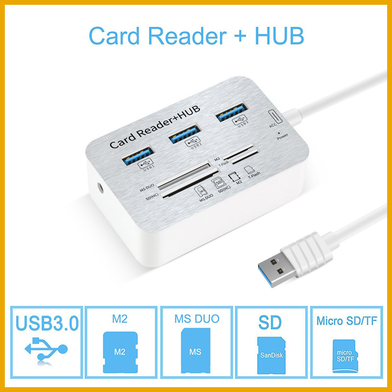 7in1 3ポートUSB TYPE C 3.0ハブ+4ポート - Usb Hub Type C のレビューと価格