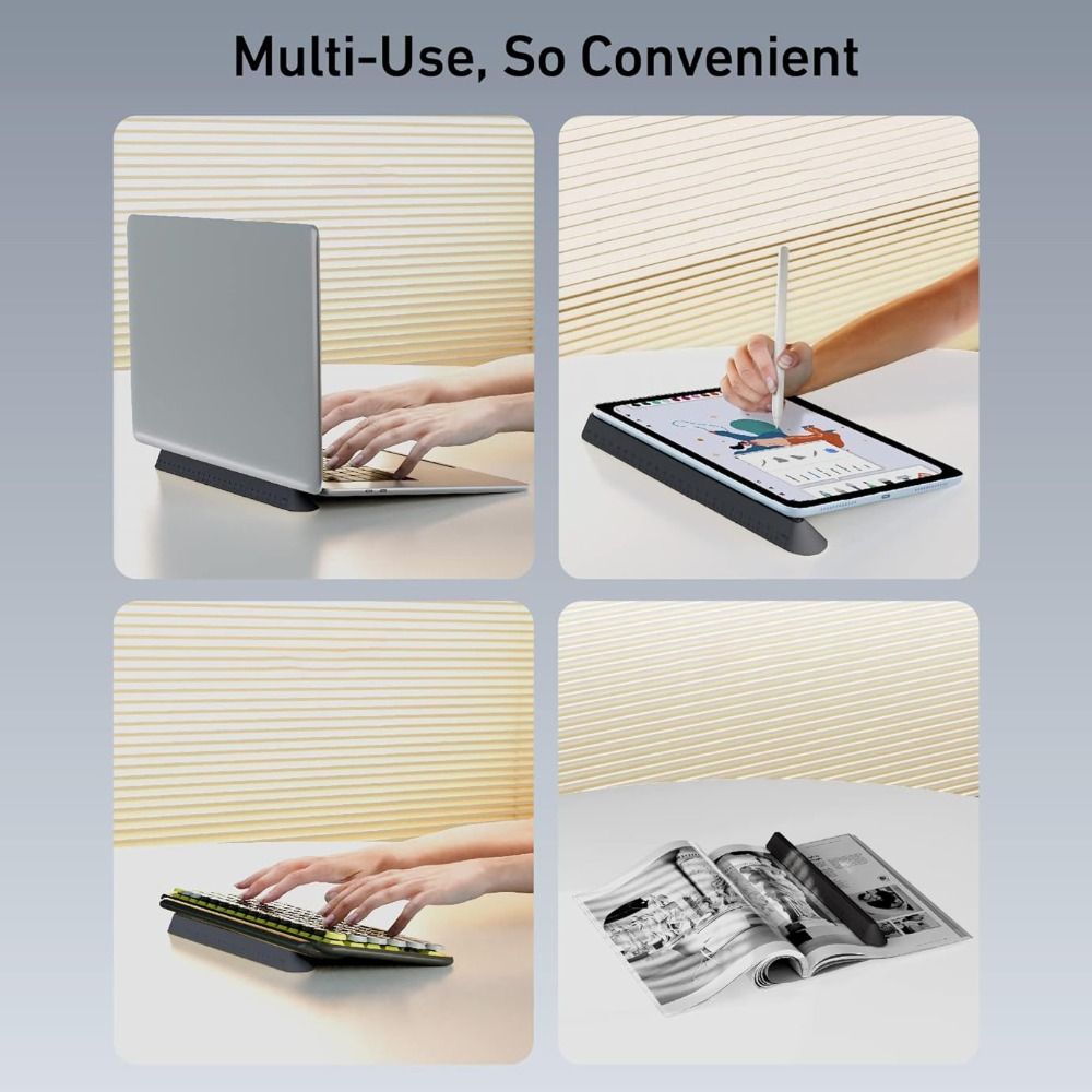 3 in 1 シリコン製ラップトップスタンド 人間工学に基づ - Cooling Stand Tablet のレビューと価格