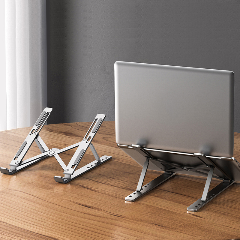 折りたたみ式ノートパソコンスタンド。金属製で、持ち運び可能。 - Cooling Stand Tablet のレビューと価格