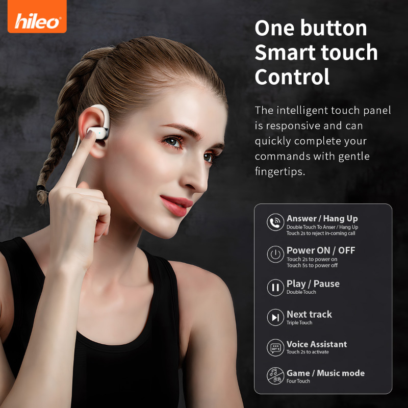 HiLeo Hi77 5.4 オープンイヤーハンガー空気伝導 - Wired Earphone Lightning のレビューと価格