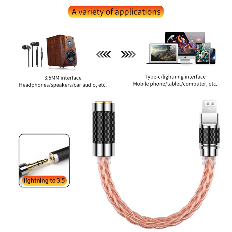 Yytcg-タイプcから2.5/3.5/4.4mmジャックア - Wired Earphone Lightning のレビューと価格