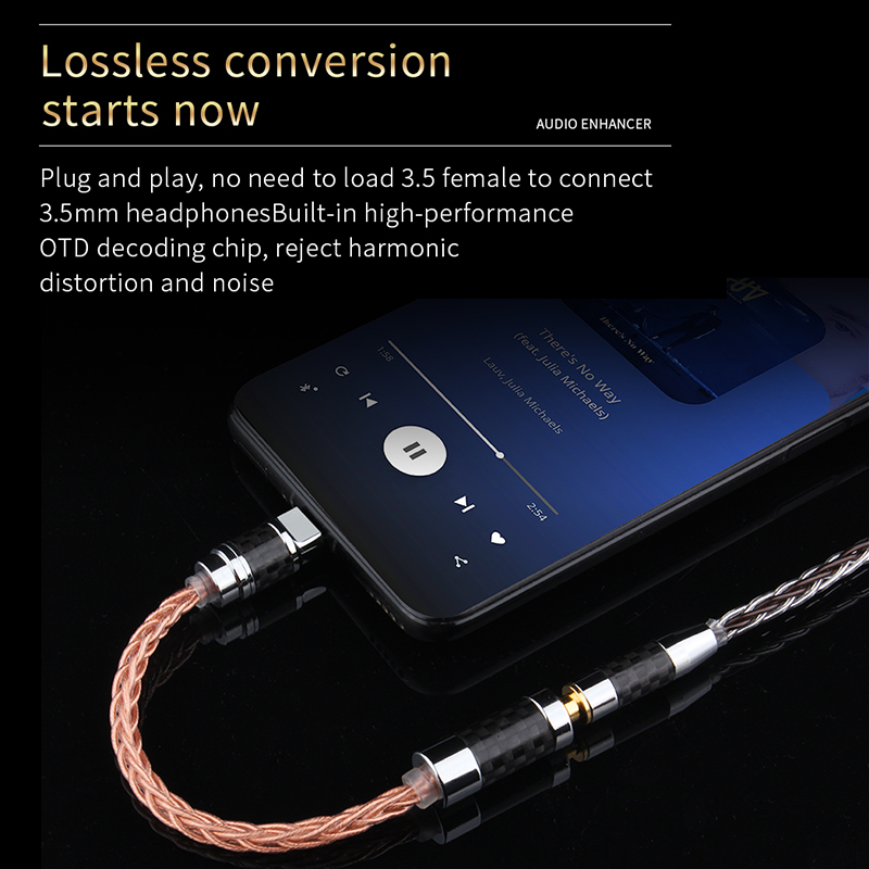 Yytcg-タイプcから2.5/3.5/4.4mmジャックア - Wired Earphone Lightning のレビューと価格