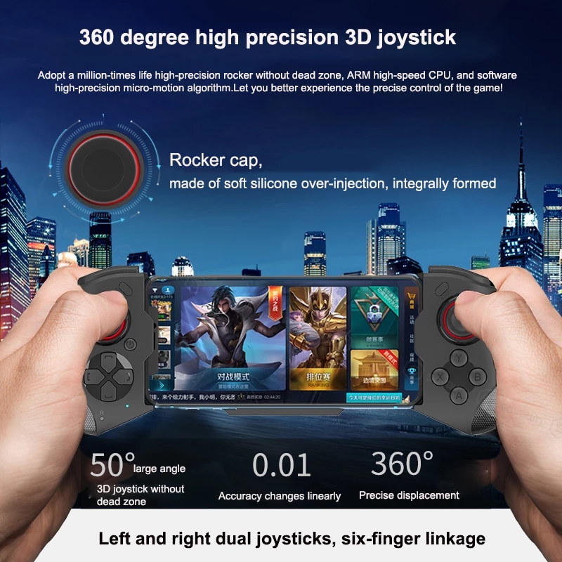 ゲームパッド iPhone Android 携帯電話制御 B - Android Tablet Gaming Accessories のレビューと価格