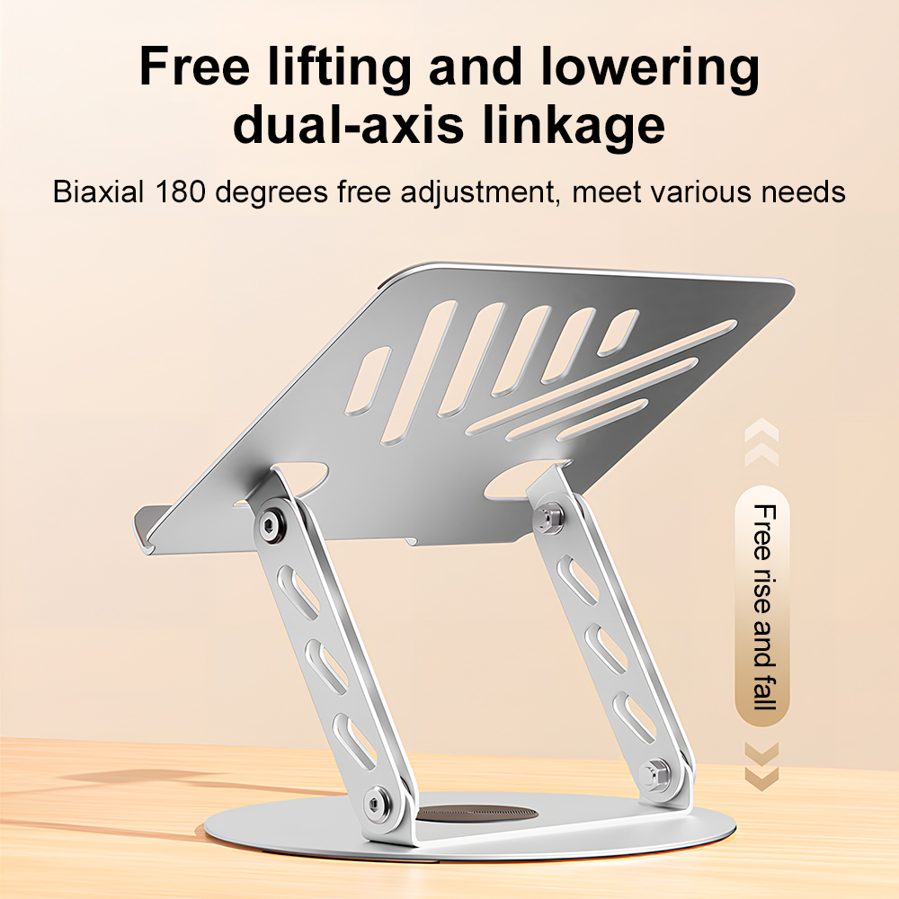 360 °   回転ラップトップスタンド調節可能な折りたたみ - Cooling Stand Tablet のレビューと価格