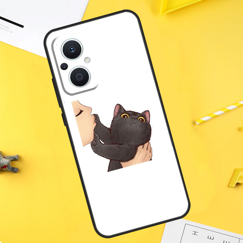 「キス猫」のかわいい子猫のイラストが描かれた、OPPO Fi - Oppo Reno 12 のレビューと価格