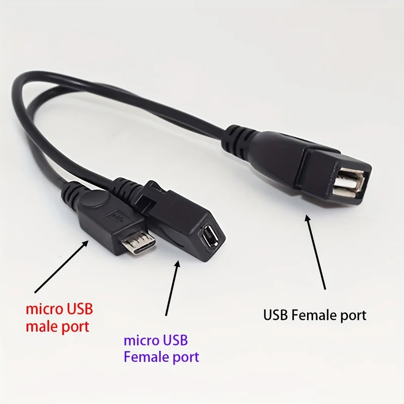 2-in-1 OTG USB to Micro USB スプ - Tablet Tech Accessories のレビューと価格