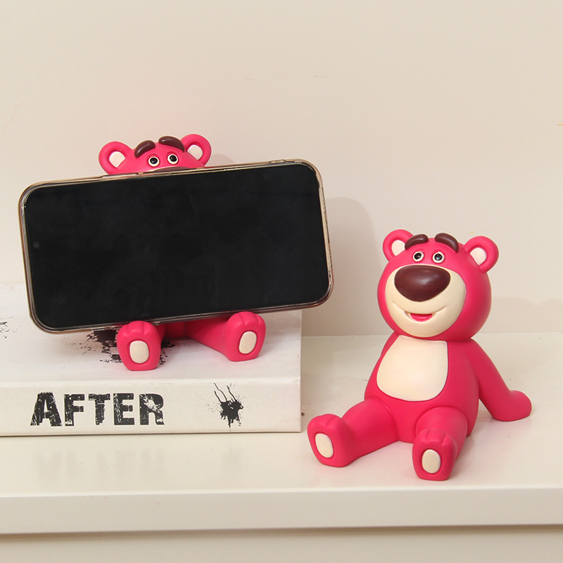新しいロッツォ携帯電話ホルダー樹脂製キュートな漫画カワイイオ - Tablet Cute Accessories のレビューと価格