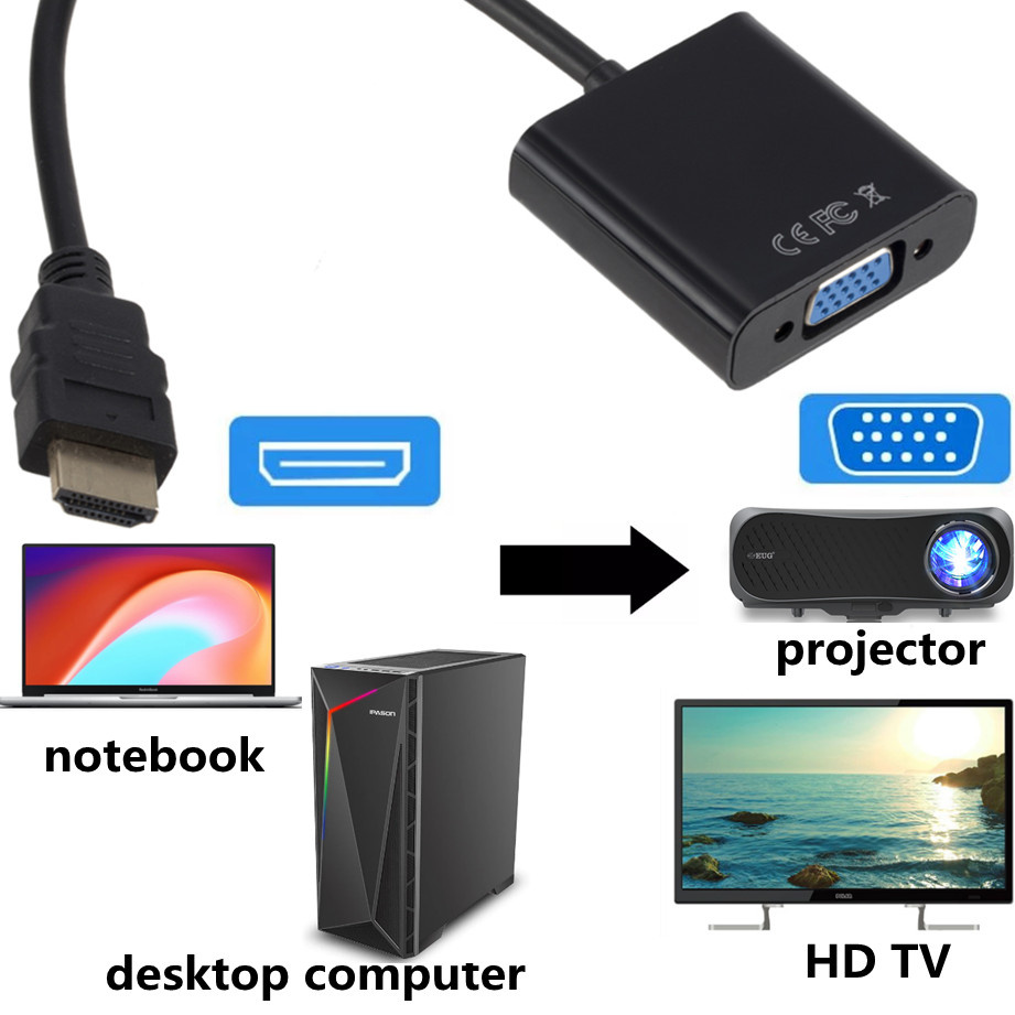 1080P HDMI対応VGAアダプター HDTVオス-VG - Tablet Lap Desk のレビューと価格