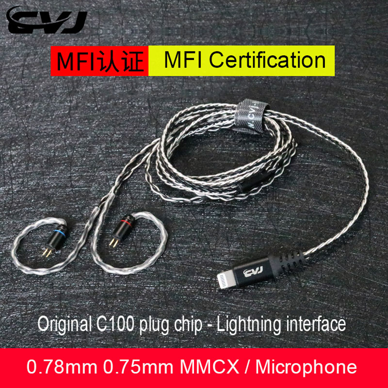 新20のための雷ケーブルハイファイアップグレードケーブルip - Wired Earphone Lightning のレビューと価格