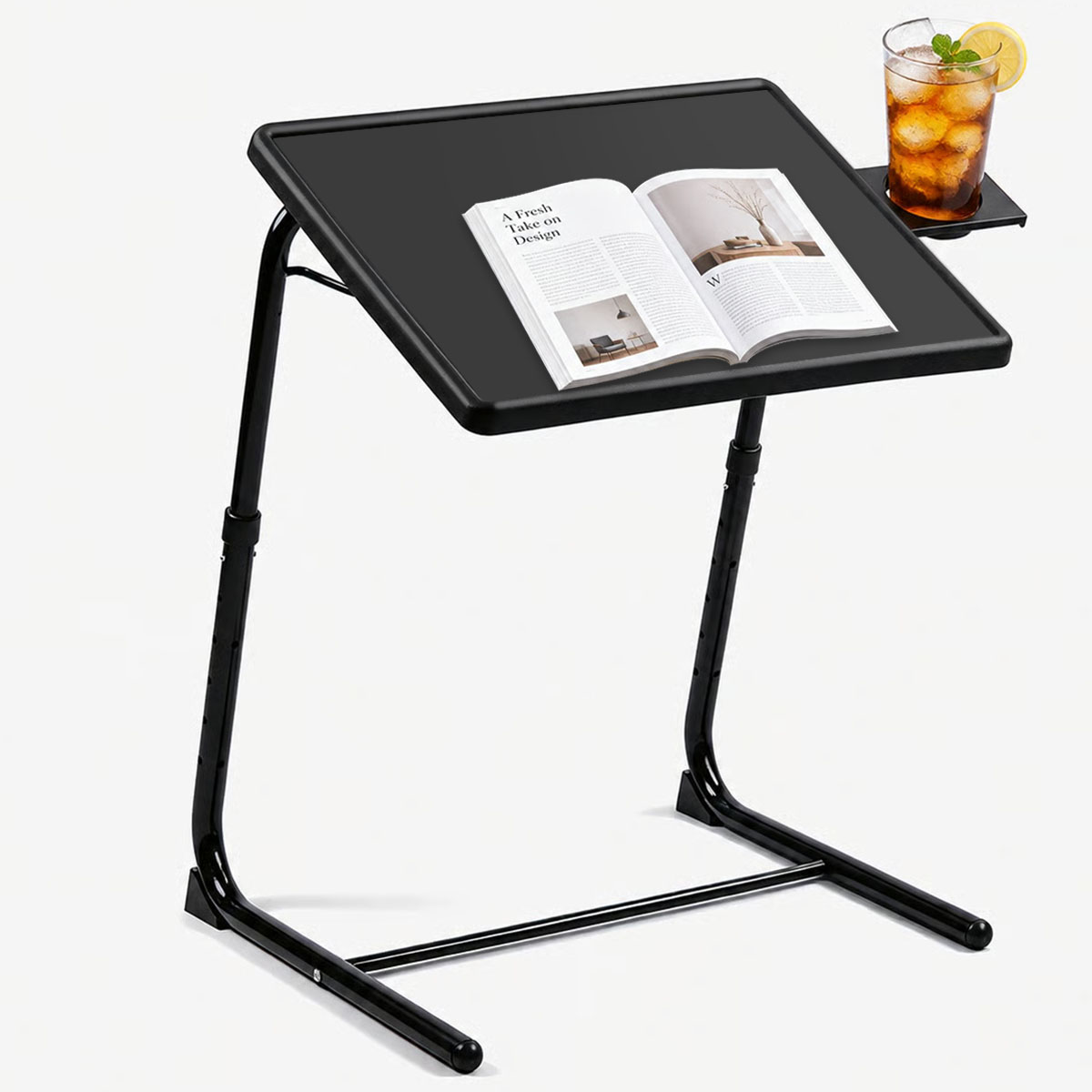 高さ調整可能なノートパソコン用ベッドテーブル 6段階高さ調整 - Tablet Lap Desk のレビューと価格