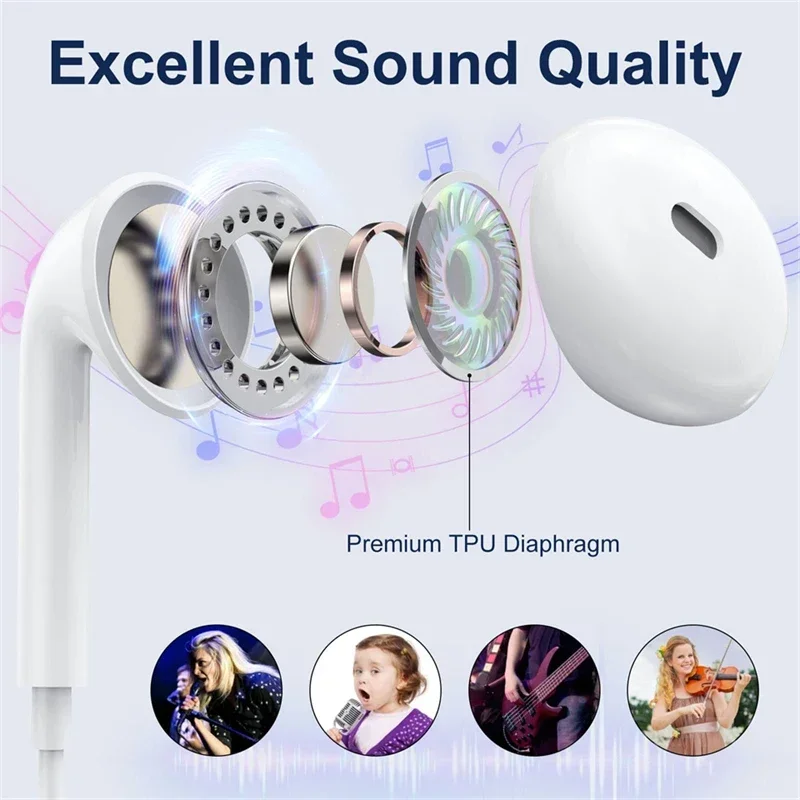 Apple iPhone 17 16 15 14 13 11 - Wired Earphone Lightning のレビューと価格