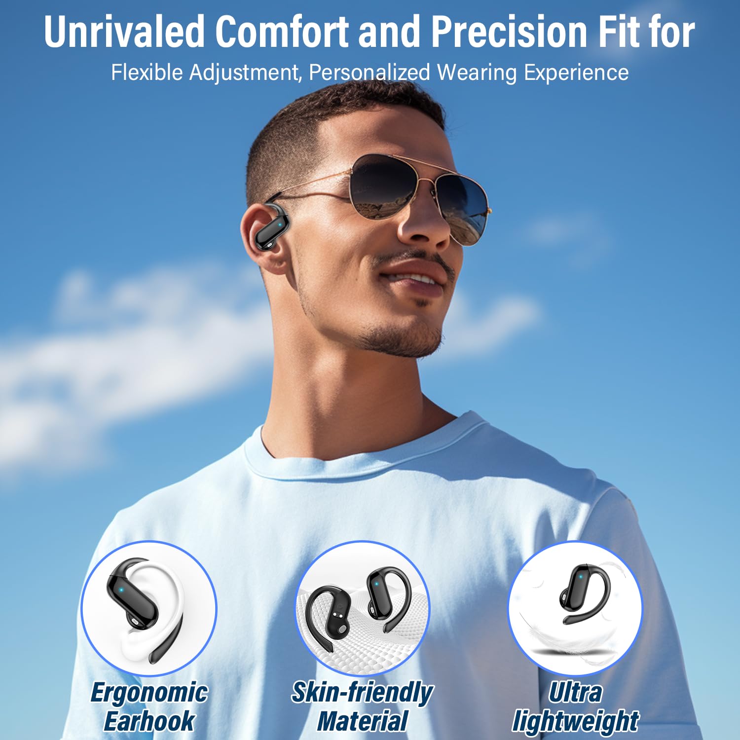 2026年オープンイヤーイヤホン Bluetooth 5.4 - Wired Earphone Lightning のレビューと価格