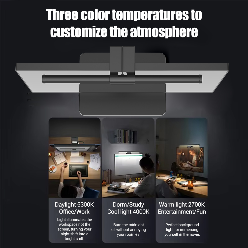 Wiscolor LED スクリーンモニターハンギングライト - Tablet Lap Desk のレビューと価格