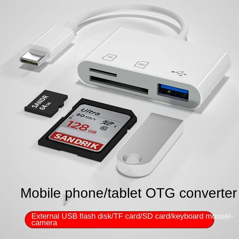 3 in 1 Type-C - USB-C OTGアダプター - Usb Hub Type C のレビューと価格