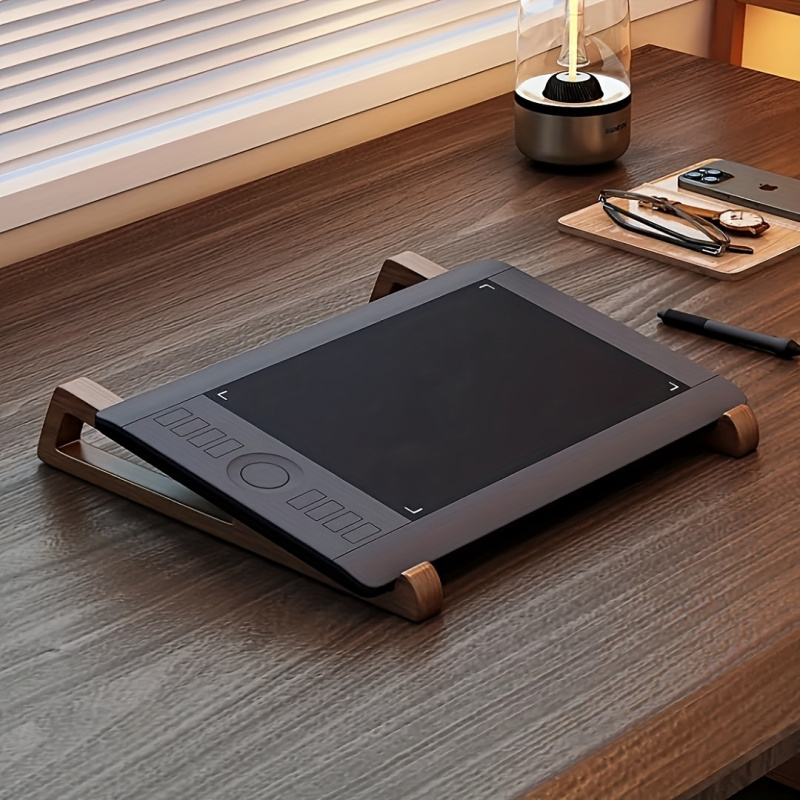 ポータブル折りたたみ式木製ノートパソコンスタンド - 人間工 - Cooling Stand Tablet のレビューと価格