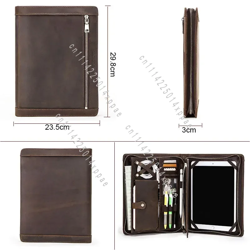 アクセサリー レザー製タブレット収納バッグ iPad用 ペン - Tablet Tech Accessories のレビューと価格