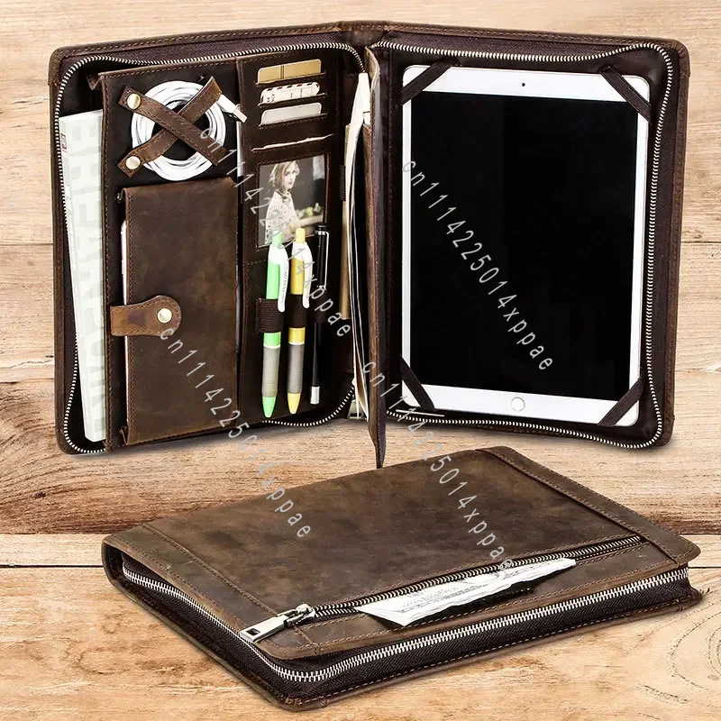 アクセサリー レザー製タブレット収納バッグ iPad用 ペン - Tablet Tech Accessories のレビューと価格