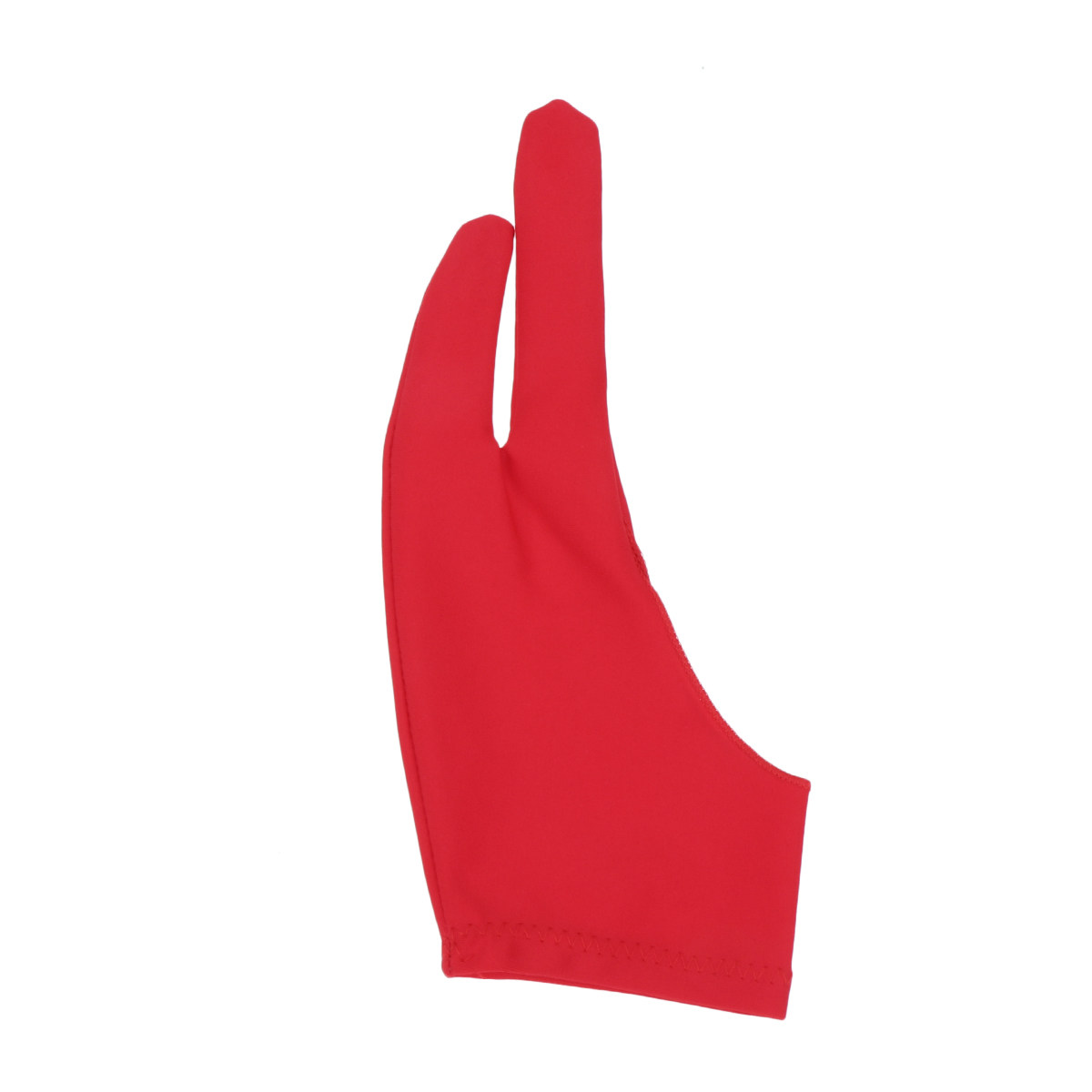 アーティスト向け、2枚入りの指先2本用ペイントグローブ。赤色 - Drawing Glove Artist のレビューと価格