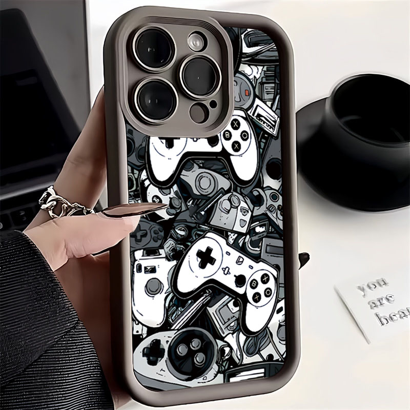 ゲームコントローラー型グラフィックシリコンケース サムスン  - Samsung Galaxy A55 のレビューと価格