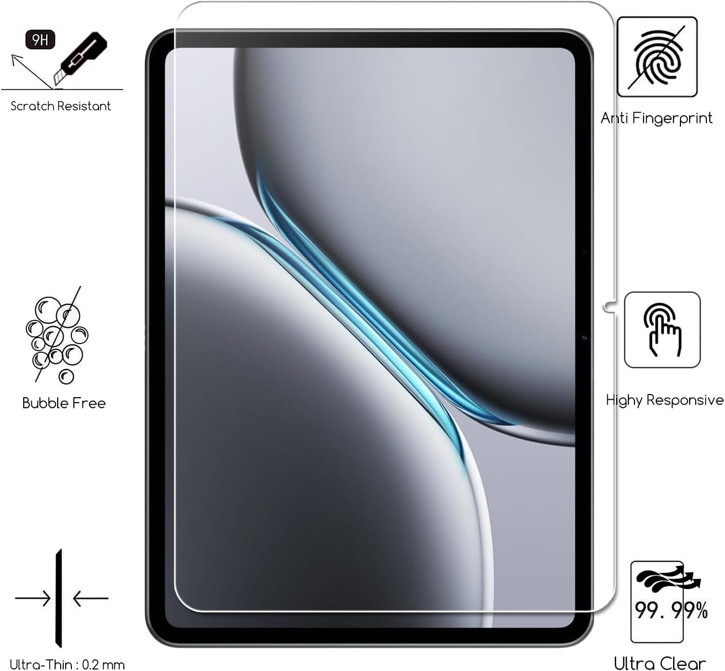 1 個 9H 強化ガラススクリーンプロテクター OnePlu - Oneplus Tablet Accessories のレビューと価格