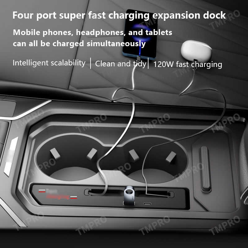 PD QC 高速充電拡張ドック フォルクスワーゲン パサート - Usb Hub Type C のレビューと価格